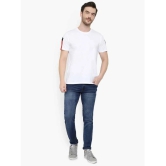 Glito - White Cotton Blend Regular Fit Mens T-Shirt ( Pack of 1 ) - None