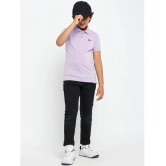 UNIBERRY - Purple Cotton Blend Boys Polo T-Shirt ( Pack of 1 ) - None