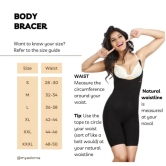 ADORNA Cotton Spandex Blend Body Bracer Shapewear for Women, for Thighs, Back, Tummy - Soft Stretchable Tummy Control with Adjustable Strap for Full Body Shaping and Slimming