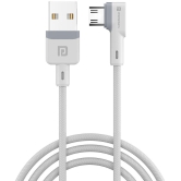 Portronics Konnect L Micro Cable:1.2 M Micro USB Cable ,White (POR 1454) - White