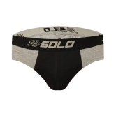 Solo - Multicolor Cotton Blend Mens Briefs ( Pack of 3 ) - 80