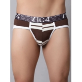 IC4 - Brown Brief Modal Mens Briefs ( Pack of 1 ) - None