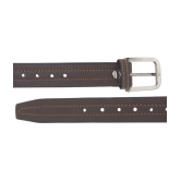 Zacharias Boys Synthetic Leather Belt for kids (Pack of 1) (kb-21_Black) (6-10 Years) - None