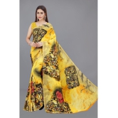 Anand Sarees - Yellow Georgette Saree With Blouse Piece ( Pack of 1 ) - Yellow