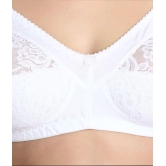 KYODO - White Cotton Blend Non - Padded Women's Everyday Bra ( Pack of 3 ) - None