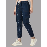 DKGF Fashion - Navy Blue Denim Jogger Womens Jeans ( Pack of 1 ) - None