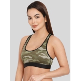 ILRASO - Green Nylon Non Padded Women's Racerback bra ( Pack of 1 ) - None