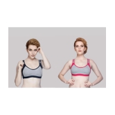 Kiran Enterprises Multicolor Cotton Non Padded Womens Everyday Bra ( Pack of 2 ) - None