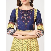 Pannkh - Yellow Rayon Womens Anarkali Kurti ( Pack of 1 ) - None