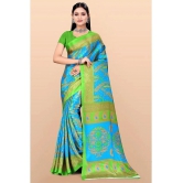 LEELAVATI - Multicolor Crepe Saree With Blouse Piece ( Pack of 1 ) - Multicolor