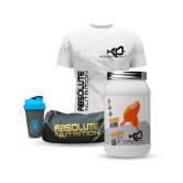 Rhodium Whey + Gym Bag + T-Shirt+ Shaker Combo-ChocoLava / XXXL