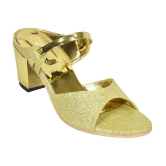 Dream Makers - Gold Women's Slip On Heels - None