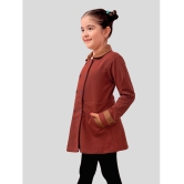 Naughty Ninos Chocolate Brown Fleece Girl's Coats ( Pack of 1 ) - None