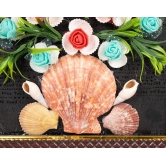 sonchiraiya Seashell Wood Frame