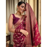 Trendy Silk Saree Red Color Saree