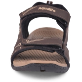 Aqualite - Brown Mens Floater Sandals - None