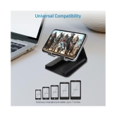 Portronics Modesk Plus:Universal Phone stand with Card Holder ,Black (POR 1196) - Black