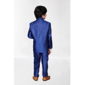 DKGF Fashion - Royal Blue Polyester Boys Suit ( Pack of 1 ) - None