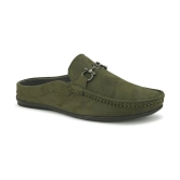 Sir Corbett Olive Mens Slip on - 9