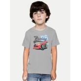 Radprix Grey Cotton Blend Boys T-Shirt ( Pack of 1 ) - None