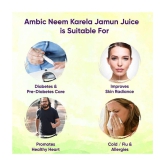 NUTROCOPIA Neem Karela Jamun Juice for Diabetes - 400 ml, Ayurvedic Diabetic Care Juice, Helps Maintain Healthy Sugar Levels, Immunity Booster Juice for Skin Care & Natural Detox Pack of 2