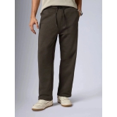 XYXX Brown Cotton Blend Mens Trackpants ( Pack of 1 ) - None