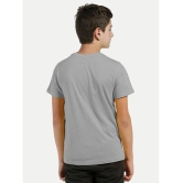 Radprix Grey Cotton Blend Boys T-Shirt ( Pack of 1 ) - None