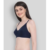 Clovia Cotton Everyday Bra - Blue Single - 34B