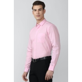 Men Pink Regular Fit Formal Full Sleeves Formal Shirt