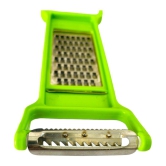 VARKAUS - Stainless Steel Multicolor Vegetable Grater ( Pack of 1 ) - Multicolor