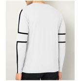 AUSK - White Cotton Blend Regular Fit Mens T-Shirt ( Pack of 1 ) - None