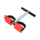 ezraX tummy trimmer single spring with high quality fodable Push up bar for fitness - Red