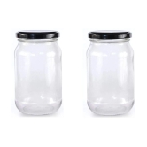 Somil - Storage Container Glass Transparent Pickle Container ( Set of 5 ) - Transparent