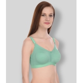 Elina - Turquoise Cotton Non - Padded Womens Everyday Bra ( Pack of 1 ) - 40D