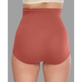 Madam - Orange Spandex Womens Tummy Tucker ( Pack of 1 ) - None