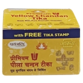 AASTHA YELLOW CHANDAN GEELA TIKA - 60 G