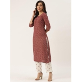 Kbz - Maroon Straight Rayon Women's Stitched Salwar Suit ( Pack of 1 ) - None