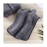 Auto Hub Grey 500 GSM Microfiber Cloth For Automobile ( Pack of 2 )