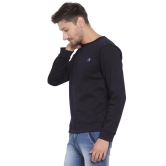 Rodamo  Men Navy Blue Slim Fit Sweatshirts