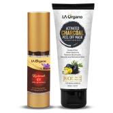 LA ORGANO Kumkumadi Oil+Peeloff Mask (Combo) Facial Kit g Pack of 2