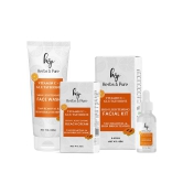 Skin Lightening Vitamin C Facial kit, Face Wash, Bleach and Natural Glow Face Serum