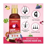 Lovelook Onion Black Seed Hair Oil - WITH COMB 300 mL