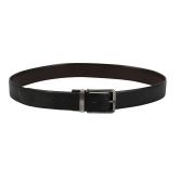 SWHF Men's Formal Leather Belt Reversible Black & Brown Pure High Quality Leather