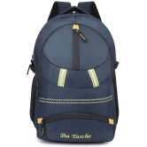 Da Tasche Navy Blue Polyester Backpack For Kids