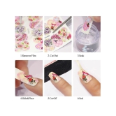 Lenon Assorted 3 Packet Nail Art Sticker 3D Effect 10 g