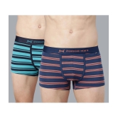 Force NXT Pack of 2 Cotton Mens Trunks ( Multicolor ) - None