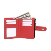 samtroh - PU Red Womens Card Holder ( Pack of 1 ) - Red