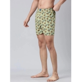 Joven Green Cotton Mens Boxer- ( Pack of 2 ) - None