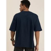 Dillinger - Navy Cotton Oversized Fit Mens T-Shirt ( Pack of 1 ) - None