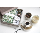 Self care box - Green Floral